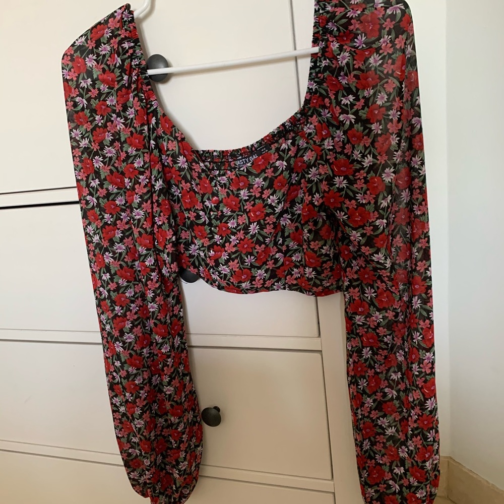 Crop top blouse